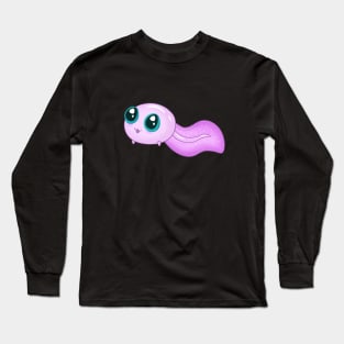 Purple Tadpole Long Sleeve T-Shirt